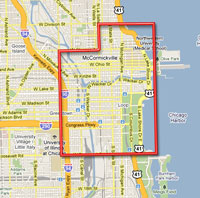 Chicago Business Disctrict Map